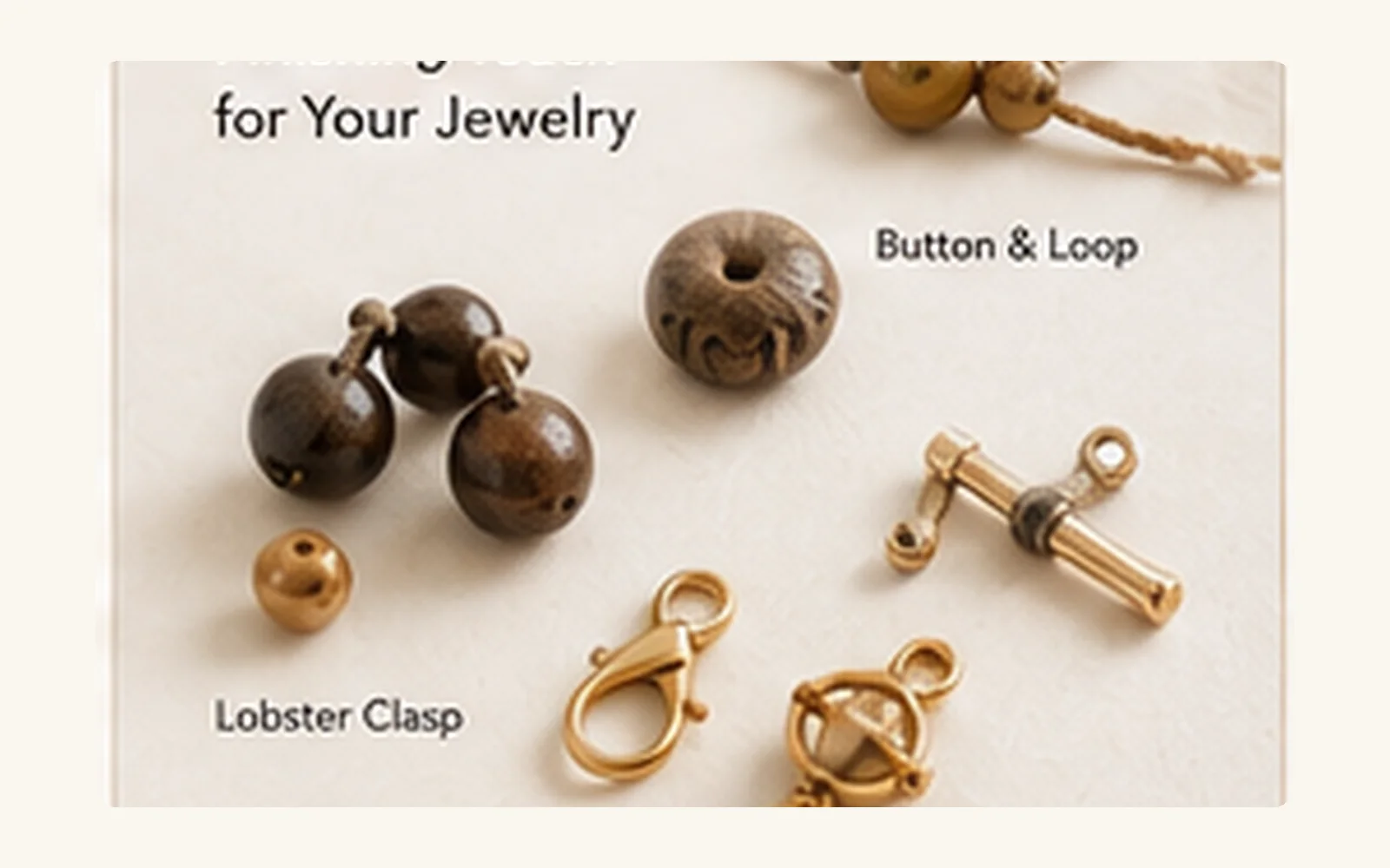 Macrame necklace closures and finishing options with sliding knots clasps connectors and pendant attachments