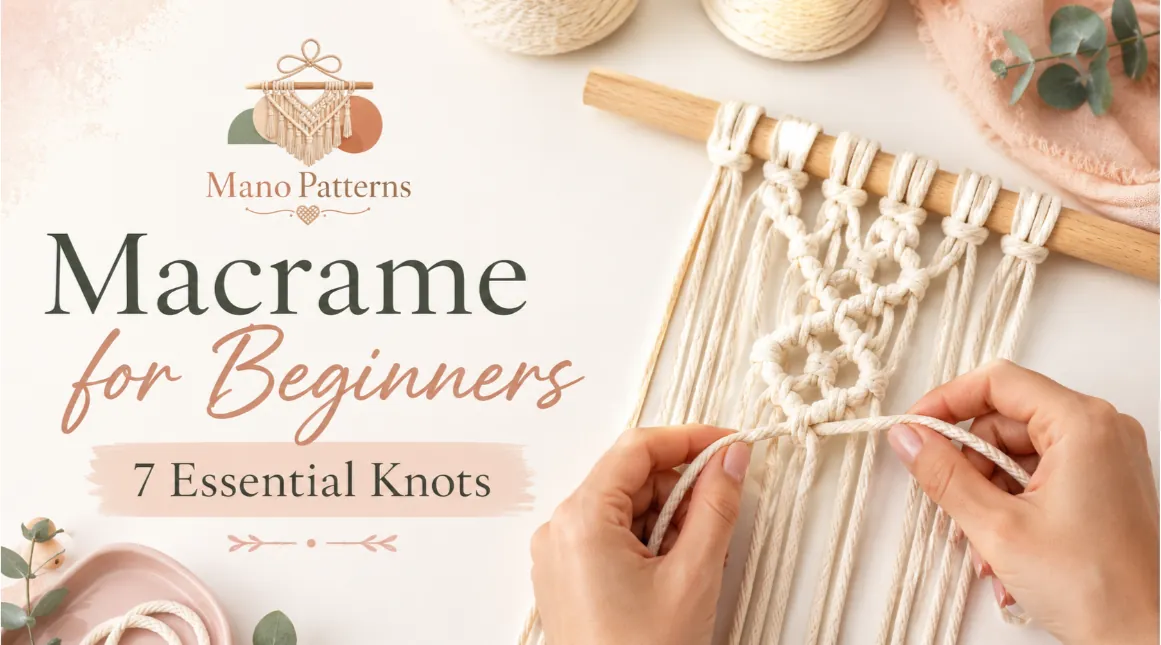 Macrame for beginners with essential knot techniques