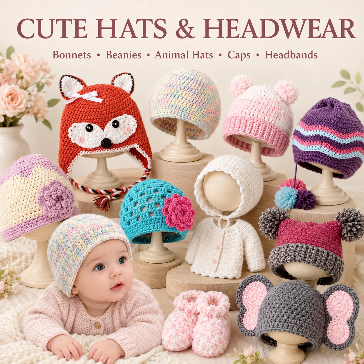 150+ Baby Crochet Patterns PDF | Clothes, Toys, Blankets & Accessories - Image 3