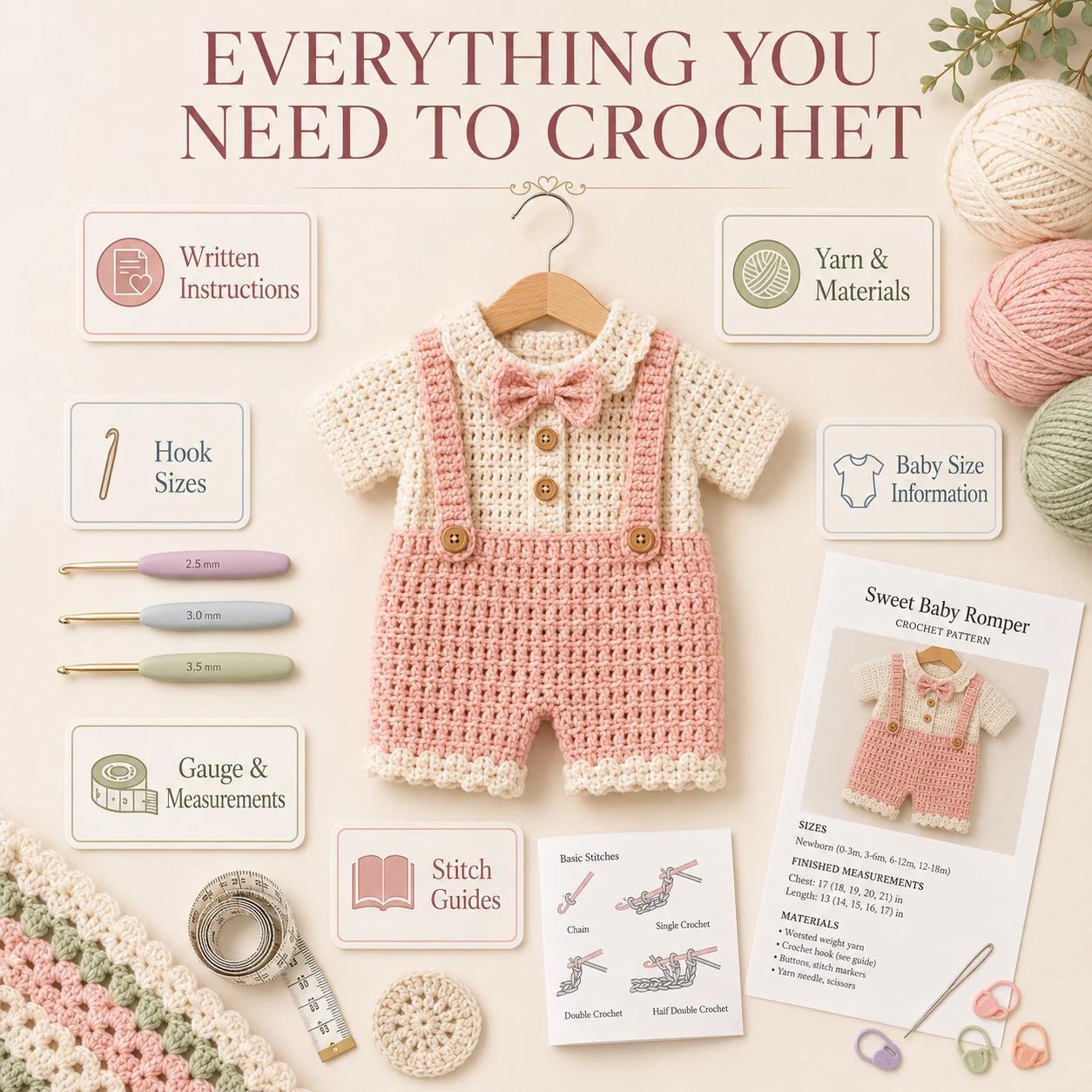 150+ Baby Crochet Patterns PDF | Clothes, Toys, Blankets & Accessories - Image 2