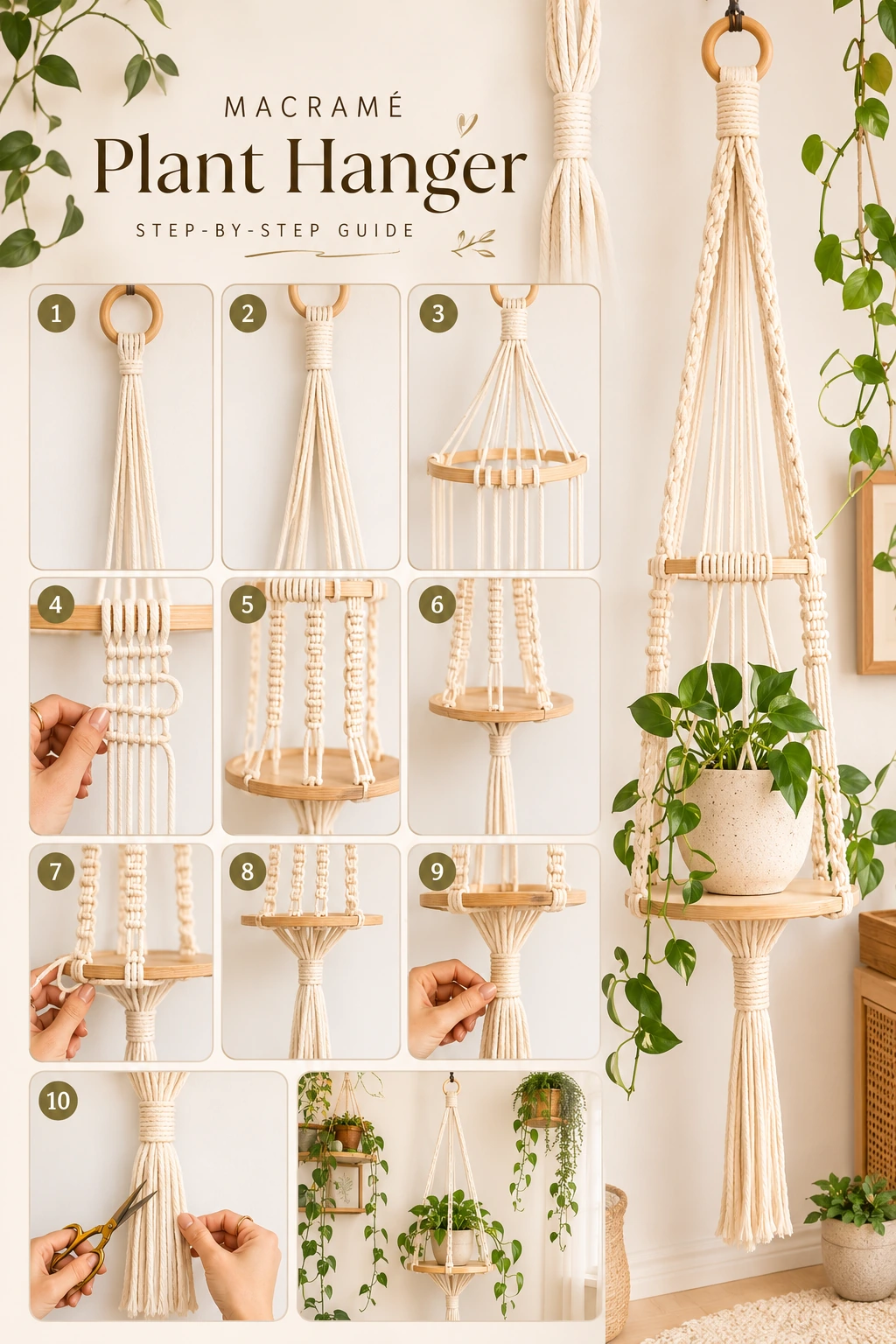 12 Large Macrame Patterns | Wall Hangings, Headboards & Boho Decor PDF - Image 8