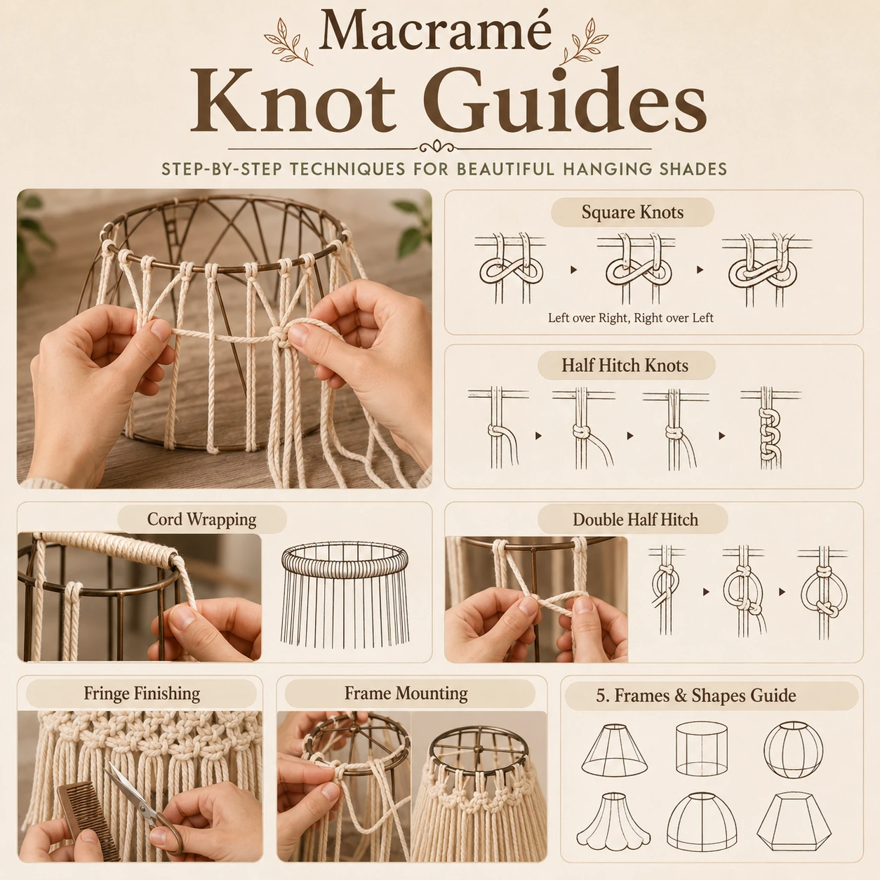 300+ Macramé Patterns PDF Bundle | Wall Hangings, Jewelry, Bags, Plant Hangers & Lampshades - Image 9