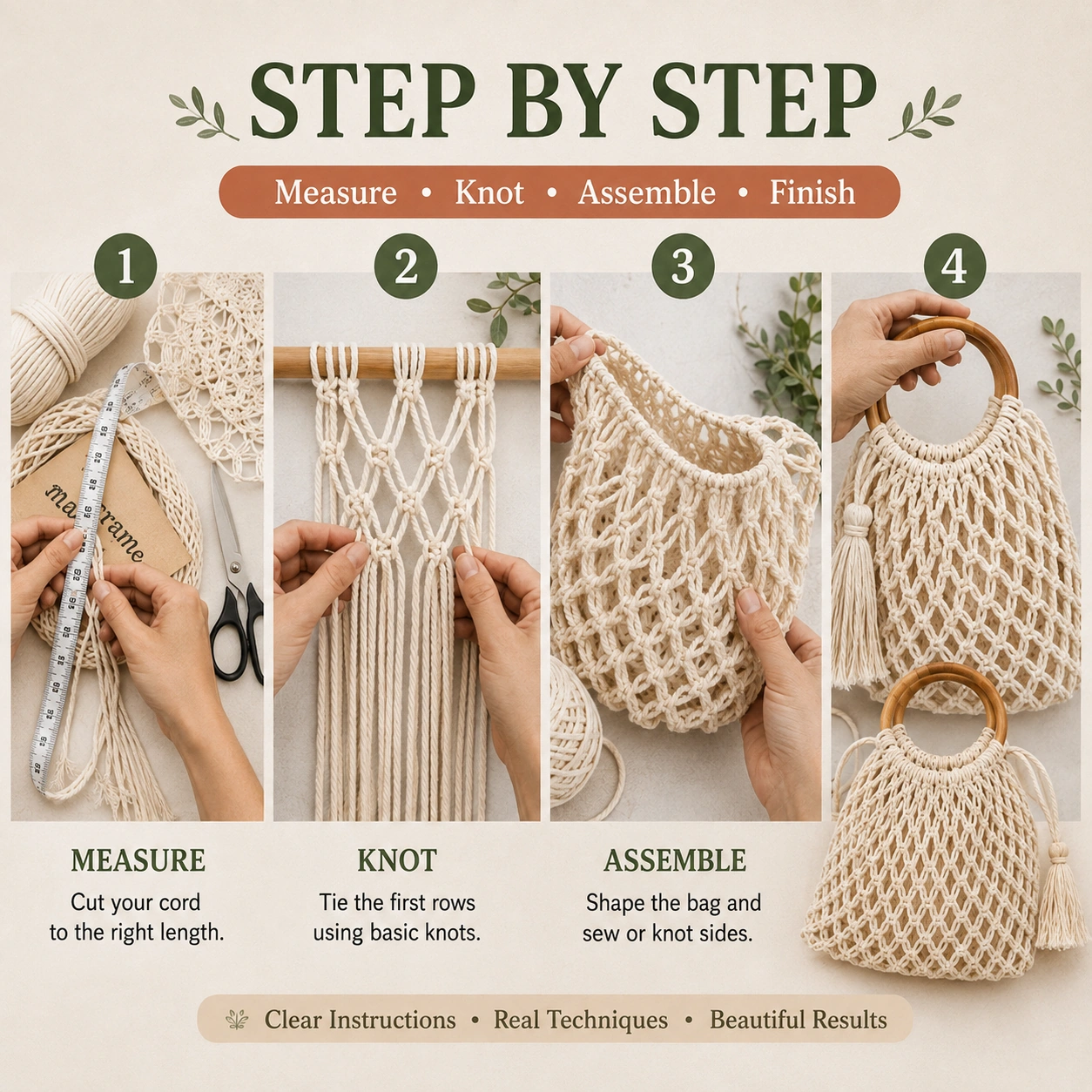 30+ Macrame Bag Patterns | Purses, Totes, Clutches & Shoulder Bags PDF - Image 4