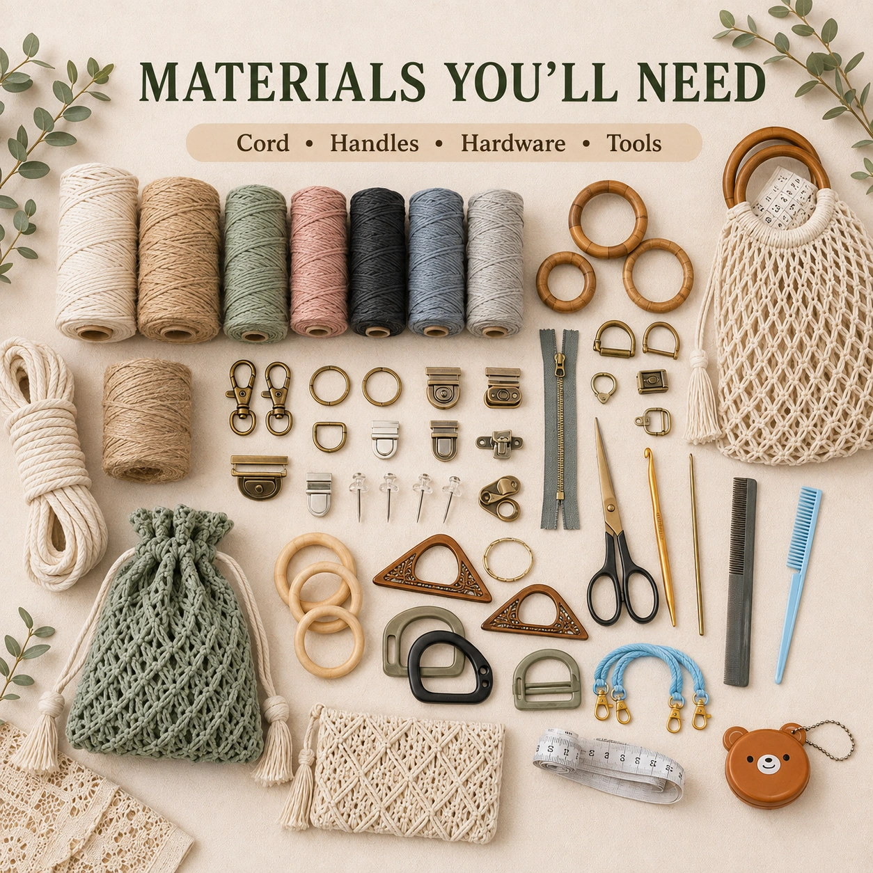 30+ Macrame Bag Patterns | Purses, Totes, Clutches & Shoulder Bags PDF - Image 5