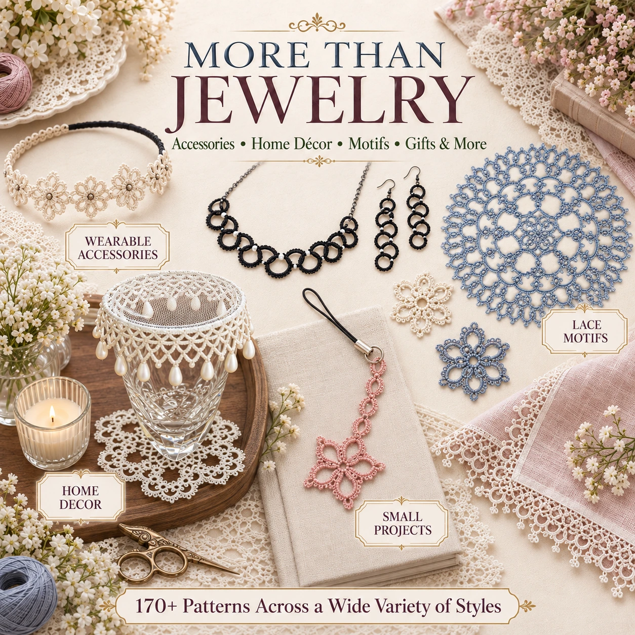 170+ Tatting Patterns Bundle – Shuttle, Needle, Lace & Beaded Tatting PDF - Image 4